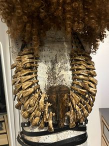 1 Museum Piece Buffalo Teeth Tribal Bib Necklace Rare Necklace Chest Piece