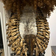 1 Museum Piece Buffalo Teeth Tribal Bib Necklace Rare Necklace Chest Piece