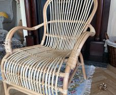 Jysk rattan armchair