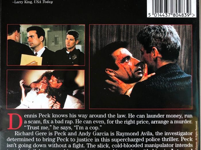 Internal Affairs [1990] Richard Gere & Andy Garcia [DVD Movie]