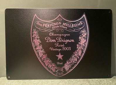 Dom Perignon Tin Metal sign