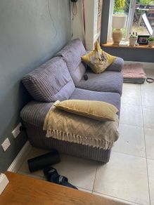 2 seater grey couch