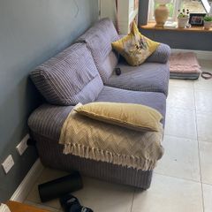 2 seater grey couch