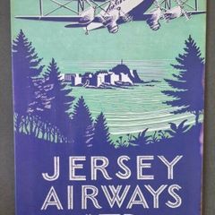 Vintage Style  Metal Sign. Jersey Airways,  avation advertisement.