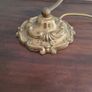 Art nouveau brass swan neck desk lamp Image 3