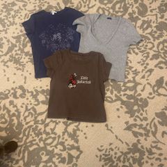 three t shirts
