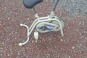 Small vintage exercise bike