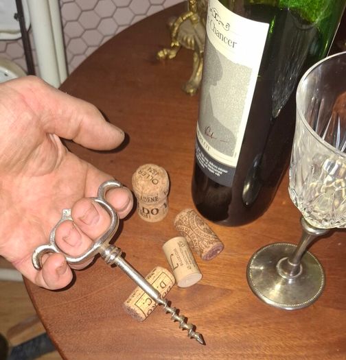 Antique Four finger pull corkscrew