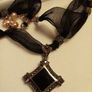 Sterling silver Black onyx pendant necklace Image 4