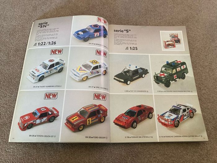 Polistil 1982 Model Cars Catalogue 142 pages