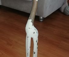 wooden giraffe  ornament 23in