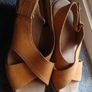 clarks leather wedge sandals size 4.5 Image 2