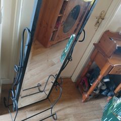Beveled Glass Standing Mirror