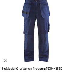 Blaklader Blue/Navy Work Trousers C52 available