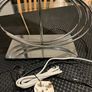 Elegant Black & Silver Table Lamp Image 5