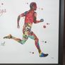 Large Custom-framed Motivational Running Art Image 3