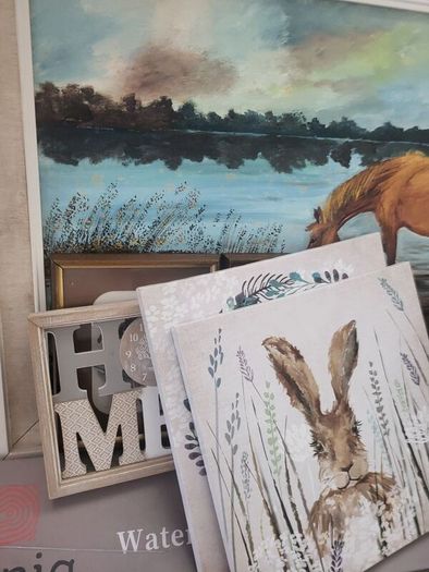 Painting and canvas