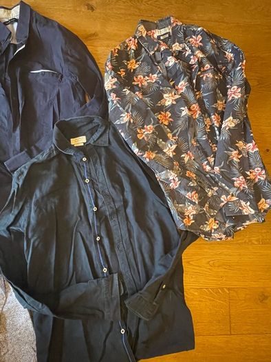 Men 7 piece clothing bundle size M Tommy Hilfiger Zara Next Selected Homme Moss