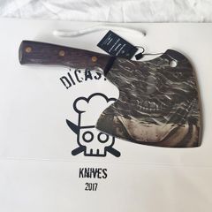 Crafted Chaos Unique  Forged Knife with the Joker's Smirk Engraved by DiCasteel