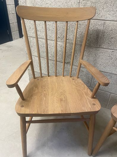 2 x Neptune Oak Carver Chairs - Wardley
