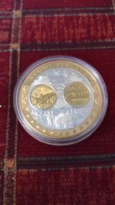 silver plated token