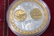 silver plated token