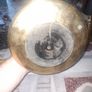 Beautiful Antique Brass Ink Holder Desk Set Image 3