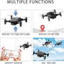 Phone RC Drone Quadcopter with 1080P Camera 3D Flips Gesture Photo Video Track Flight Altitude Hold Headless Mode Include Carry Bag Image 8