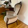 Antique Victorian Ladies Armchair Image 4