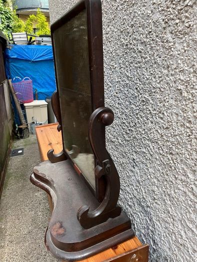 old antique mirror