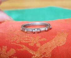 Vintage Rosary Ring w/inner circle