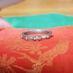 Vintage Rosary Ring w/inner circle