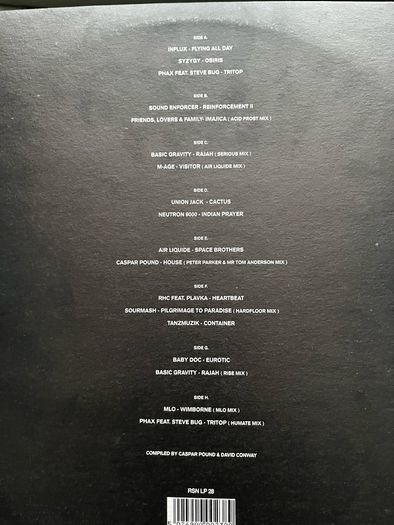 1994 The secret life of Trance 4xlp vinyl
