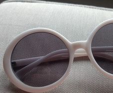 Retro glasses plastic