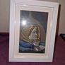Hand painted Peepal leaf framed Image 6