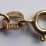 Vintage Solid 9ct Yellow Gold 375 Fancy Link Bracelet. Length 8" - 1,2g Image 8