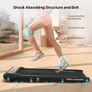 Walking Pad with Incline 3 in 1 Under Desk Treadmill for Home and Office 2.5 HP Walking Treadmill 300 Lbs Portable Incline treadmills with LED Display Remote Control & APP Image 4