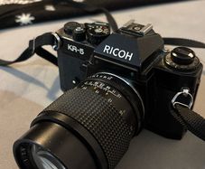 Ricoh KR-5 35mm Film Camera + Chinon 28mm f/2.8 Lens