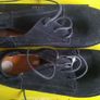designer shabbies navy swede shoes Image 2