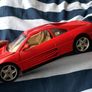 Red ferrari 348 1989 model car Image 4