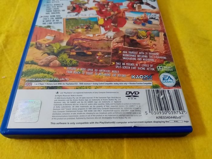 Ty 2 The Tasmanian Tiger Bush rescue PlayStation 2 Ps2 Games Original