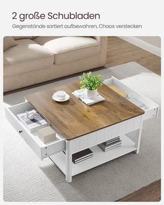 Coffee table with 2 drawers FREE DELIVERY