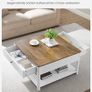 Coffee table with 2 drawers FREE DELIVERY Image 5