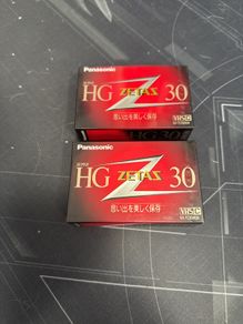VHS-C Panasonic ZETAS NV-TC30HGN 30/90 min set of 2 Sealed (free Post) Japan Import