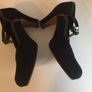 Clarks Ladies Suede Leather Mary Jane Court Shoes Wide Fit size 7.5 E Can Post Image 4