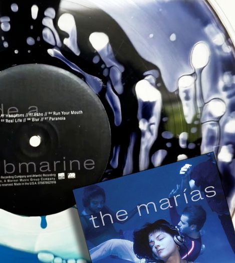 The Marias Submarine Blue in Black Coloured Liquid Filled Limited Edition LP Exclusive Numbered Rare
