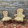 Victorian Walnut 3 Piece Suite. Image 2
