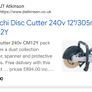 Hitachi Disc Cutter 240v 12"/305mm CM12Y Image 4