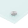 Kitchen Backsplash White 100 x 40 cm Tempered Glass Image 4