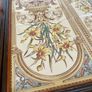 Victorian Style Tile and Wood Tray with Floral Design Afternoon Tea Wine Bar Image 5